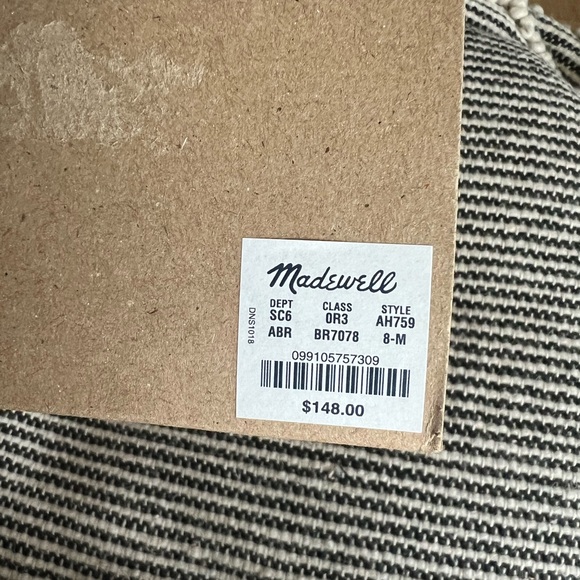NWT Madewell Carey Mule Size 8 - Picture 7 of 9